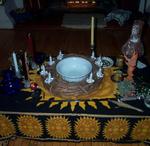 Imbolc Altar at Voshs