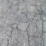 sidewalk crack