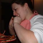 Rachel mEATS A Lobster